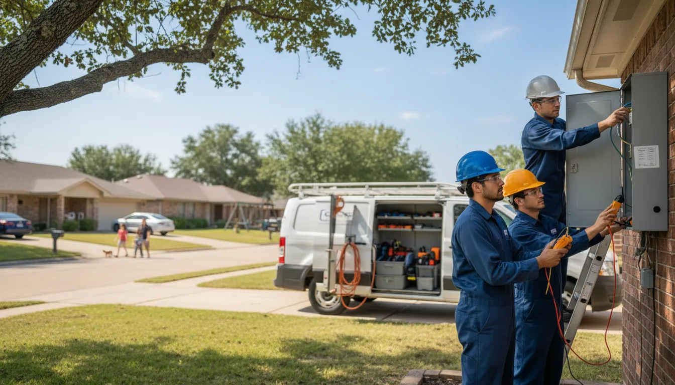 Certified electrician providing emergency electrical services in Vaughnsville, OH